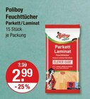 Feuchttücher Parkett/Laminat von Poliboy im aktuellen V-Markt Prospekt
