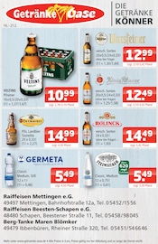 Aktueller Getränke Oase Prospekt mit Bier, "Aktuelle Angebote", Seite 1