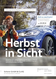 Volkswagen Prospekt für Bexbach mit 1 Seite Volkswagen Prospekt für Bexbach: "Herbst in Sicht", 1 Seite, 01.09.2023 - 30.11.2023