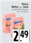 Waffeln oder Snack von Manner im aktuellen EDEKA Prospekt für 2,49 €