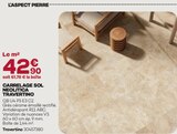 Promo Carrelage sol travertino à 42,90 € dans le catalogue Gedimat à Maintenon