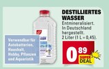 Aktuelles Destilliertes Wasser Angebot bei E center in Stuttgart ab 0,89 €