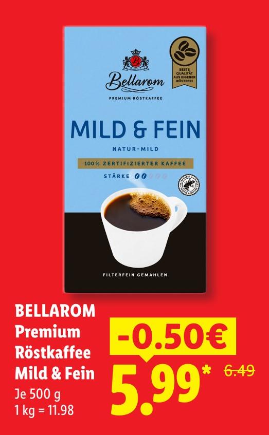 Premium Röstkaffee Mild & Fein