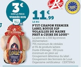 Super U Chaumontel - Promo P'tit Chapon Fermier Label Rouge IGP Volailles du Maine Prêt à Cuire Promo P'tit Chapon Fermier Label Rouge IGP Volailles du Maine Prêt à Cuire à 11,99 € dans le catalogue Super U à Chaumontel