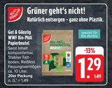 WWF Bio-Müll Papierbeutel im Angebot bei E center in Hof WWF Bio-Müll Papierbeutel Angebote von Gut & Günstig bei E center Hof für 1,29 €