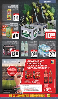 Coca Cola im EDEKA Prospekt "Wir lieben Lebensmittel!" mit 24 Seiten (Jena)