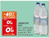 Limonade Zéro - Netto dans le catalogue Netto