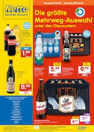 Netto Marken-Discount Prospekt für Hirschau: "DER ORT, AN DEM DU IMMER AUSGEZEICHNETE PREISE FINDEST.", 2 Seiten, 19.10.2026 - 24.10.2026