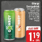 Gönrgy Energydrink Apfelringe Geschmack Angebote bei EDEKA Castrop-Rauxel für 1,19 €