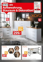 XXXLutz Möbelhäuser Prospekt: "Aufbewahrung, Stauraum & Dekoration!", 16 Seiten, 30.03.2026 - 12.04.2026
