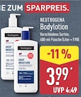 Bodylotion von Neutrogena für 3,99 € bei ALDI Nord im Angebot Bodylotion von Neutrogena im aktuellen ALDI Nord Prospekt