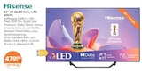 65" 4K QLED Smart-TV im V-Markt Prospekt 65" 4K QLED Smart-TV von Hisense im aktuellen V-Markt Prospekt für 479,00 €