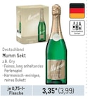 Sekt Angebote von Mumm bei Metro Neunkirchen für 3,99 €