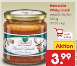 Aktuelles Heidewild Wildgulasch Angebot bei Netto Marken-Discount in Offenbach (Main) ab 3,99 €
