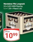 Aktuelle Warsteiner Angebote bei GLOBUS in Saarbrücken Aktuelles Pils Longneck Angebot bei GLOBUS in Saarbrücken ab 10,99 €