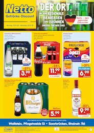 Netto Marken-Discount Prospekt für Saarbrücken: "DER ORT, AN DEM DU IMMER AUSGEZEICHNETE PREISE FINDEST.", 2 Seiten, 19.01.2026 - 24.01.2026