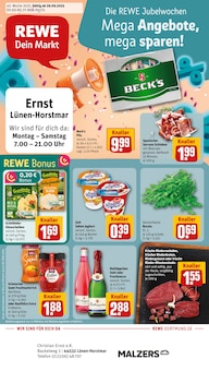 Aktueller REWE Prospekt für Lünen mit  Seiten