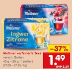 verfeinerte Tees im Angebot bei Netto Marken-Discount in Heidelberg verfeinerte Tees Angebote von Meßmer bei Netto Marken-Discount Heidelberg für 1,49 €