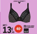 Soutien-gorge avec armatures - Well - E.Leclerc à Aubervilliers Soutien-gorge avec armatures - Well en promo chez E.Leclerc Aubervilliers à 13,65 €