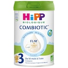 Lait Croissance Combiotic FLM 3 - HIPP BIOLOGIQUE - Carrefour à Saint-Étienne Lait Croissance Combiotic FLM 3 - HIPP BIOLOGIQUE en promo chez Carrefour Saint-Étienne à 15,99 €