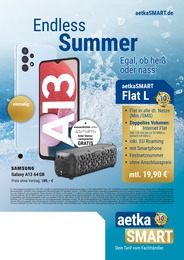 aetka Prospekt für Dortmund mit 1 Seite aetka Prospekt für Dortmund: "Endless Summer", 1 Seite, 01.08.2022 - 31.08.2022
