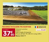Traverse paysagère pin maritime à Gedimat dans Volonne Traverse paysagère pin maritime à Gedimat dans Volonne