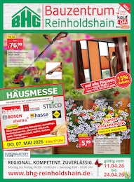 Aktueller Bauzentrum Reinholdshain Baumärkte Prospekt für Glashütte: REGIONAL.KOMPETENT.ZUVERLÄSSIG. mit 8} Seiten, 11.04.2026 - 24.04.2026