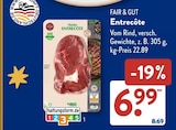 Aktuelles Entrecôte Angebot bei ALDI SÜD in Mainz ab 6,99 €