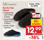 Aktuelles Komfort Gel Slipper Angebot bei Netto Marken-Discount in Rostock ab 12,99 €