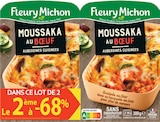 Moussaka au bœuf aubergines cuisinées - FLEURY MICHON en promo chez Intermarché Hyper Moussaka au bœuf aubergines cuisinées - FLEURY MICHON dans le catalogue Intermarché Hyper