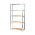 Étagère garage bois/métal "Teira" 5 tablettes - H.180 x l.90 x P.40 cm à Brico Dépôt dans Moncey