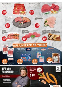 Steak im V-Markt Prospekt "V-Markt einfach besser einkaufen" mit 22 Seiten (Augsburg)