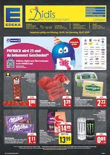EDEKA Prospekt der Woche "Wir lieben Lebensmittel!" Seite 1, 30.06.2025 bis 05.07.2025 für Gerolzhofen Aktueller EDEKA Prospekt "Wir lieben Lebensmittel!" Seite 1 von 28 Seiten für Gerolzhofen