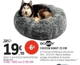 Coussin Donut 25 cm - BOBBY en promo chez E.Leclerc Coussin Donut 25 cm - BOBBY dans le catalogue E.Leclerc