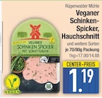 Veganer Schinken-Spicker im Angebot bei E center in Germering Veganer Schinken-Spicker Angebote von Rügenwalder Mühle bei E center Germering für 1,19 €