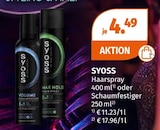 Haarspray im Müller Prospekt Haarspray von SYOSS im aktuellen Müller Prospekt für 4,49 €