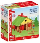 Mon Chalet En Bois - 130 Pièces - JEUJURA - Carrefour Mon Chalet En Bois - 130 Pièces - JEUJURA à 32,99 € dans le catalogue Carrefour