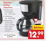 Edelstahl Kaffeemaschine Angebote bei Netto Marken-Discount Ludwigsburg für 12,99 €