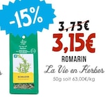 Romarin - La Vie en Herbes à 3,15 € dans le catalogue Naturalia