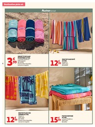 Prix et réduction Serviette Microfibre dans le prospectus Auchan Hypermarché en cours Offre Serviette Microfibre dans le catalogue Auchan Hypermarché du moment à la page 8