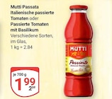 Passata Italienische passierte Tomaten im Angebot bei GLOBUS in Braunschweig Passata Italienische passierte Tomaten Angebote von Mutti bei GLOBUS Braunschweig für 1,99 €