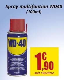 Spray multifontion - Carter-Cash à Reims Spray multifontion en promo chez Carter-Cash Reims à 1,90 €