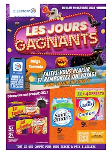 Prospectus E.Leclerc à Bergues, "Tout ce qui compte pour vous existe à prix E.Leclerc", 28 pages de promos valables du 08/10/2024 au 19/10/2024