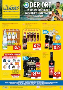 Bier im aktuellen Netto Marken-Discount Prospekt (Albstadt) Bier im Netto Marken-Discount Prospekt "DER ORT, AN DEM DU IMMER AUSGEZEICHNETE PREISE FINDEST." mit 6 Seiten (Albstadt)