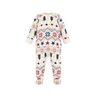 Pyjama zippé bébé en molleton gratté imprimé Noël - Petit bateau en promo chez Aubert Pyjama zippé bébé en molleton gratté imprimé Noël - Petit bateau dans le catalogue Aubert