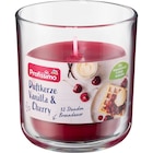 Duftkerze im Glas Cherry Vanilla im Angebot bei dm-drogerie markt in Ravensburg Duftkerze im Glas Cherry Vanilla Angebote von Profissimo bei dm-drogerie markt Ravensburg für 1,75 €