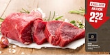 Irische Rinder-Hüftsteaks im Angebot bei REWE in Hildesheim Irische Rinder-Hüftsteaks Angebote von Black Angus bei REWE Hildesheim für 2,22 €