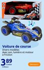 Voiture de course en promo chez Action Calais à 3,89 €