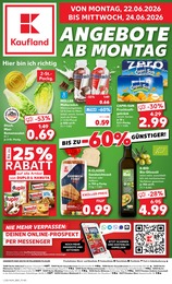 Kaufland Prospekt für Potsdam mit 67 Seiten Kaufland Prospekt für Potsdam: "Hier bin ich richtig", 67 Seiten, 22.06.2026 - 24.06.2026