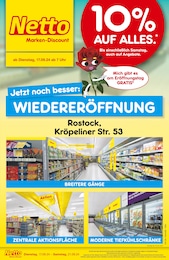 Netto Marken-Discount Prospekt mit 6 Seiten (Rostock)